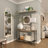 Gasaway Solid Wood Rectangle Wall Mirror