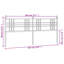 17 Stories Metal Replace Headboard White 193Cm-755827723-755827718