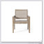 Ensemble de 2 fauteuils club durables en osier et bois d'acacia pour un siège de patio confortable et élégant