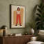 Figure in Red Modern - Wrapped Canvas-1570381207-1570381209