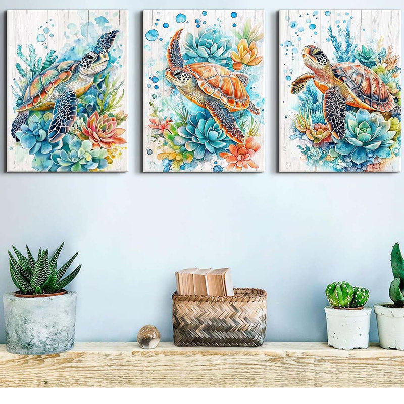 3 Piece Wrapped Canvas Print