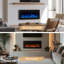 Winslow FLAMEKO Matte Black Fireplace Insert-1996984042