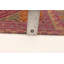 Tapis orange brûlé / mauve noué à la main de conception unique 5 pi 1 po x 6 pi 1 po Joemy