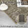 Vintage Machine Washable Area Rug Soft Non Slip Thin Floor Carpet, Low Pile Non Shedding Rug, Stain Resistant Printed Rug for Bedroom Living Room