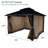Aoodor Polyester Side Wall for Gazebo-97531251-97531257