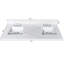 Plateau de meuble-lavabo double 61 po