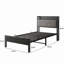 Lit simple avec structure solide et stable, tête de lit avec rangement - aucun sommier nécessaire, tablette facile à nettoyer