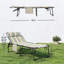 Chaise pliante 2 pièces, chaise inclinable portable