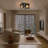 Williston Forge 4 - Light 14.57'' Rustic Wood Square Flush Mount Ceiling-1405161802