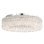 Sarella 12 Light 24in Round Flushmount in White with Clear Radiance Crystals