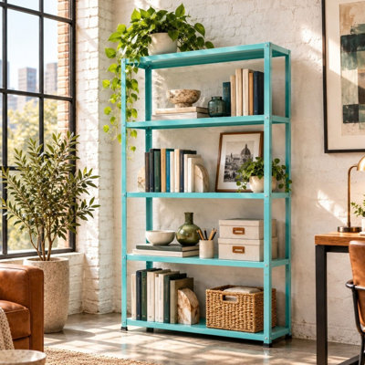 AR DECÓ Industrial Chic Shelving – Handcrafted Steel Storage with European Flair for Home, Library, School and Office by Ar Shelving