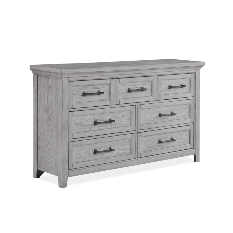 Mobilier de chambre à coucher contemporain en bois avec commode 1pc