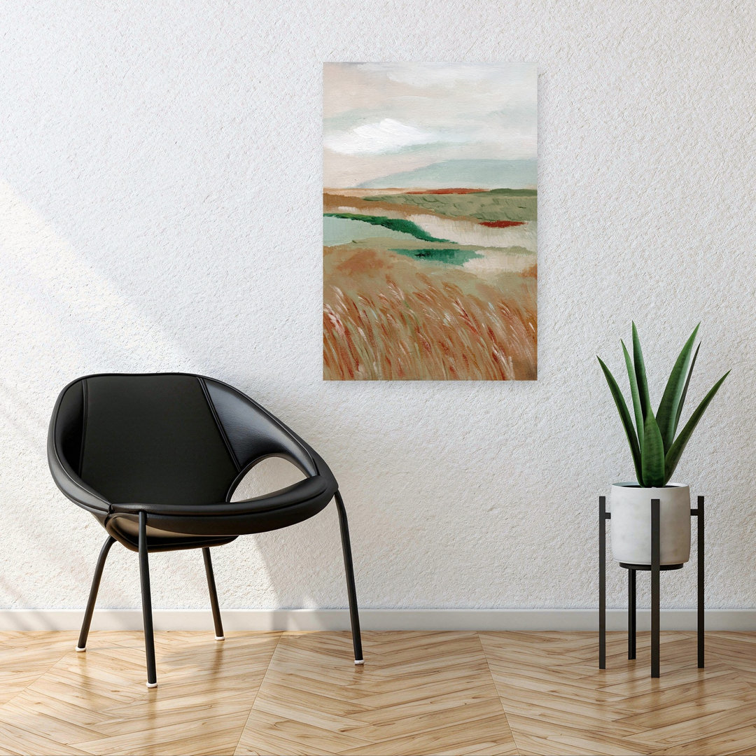 Peaceful Marshland View Peaceful Serene Tranquil Coastal Landscape Wall Art Print