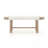 Bailey-Kye 50 " W Teak Solid Wood Outdoor Picnic Bench