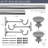 Fleurette Metal Adjustable Single Curtain Rod-884133953-884133954