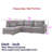 Convertible Sofa With Pillows-1835714927