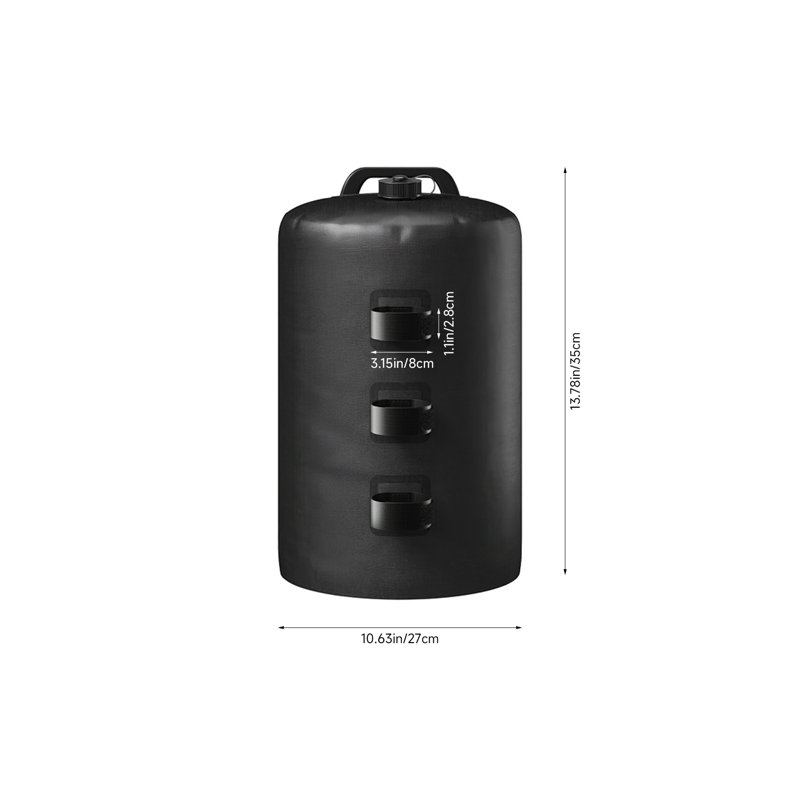 20L PVC Coated Polyester Canopy Weight Bag, 35cm H x 27cm W x 27cm D