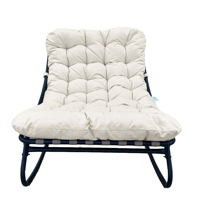 Solace Outdoor Rocking Chair, Beige
