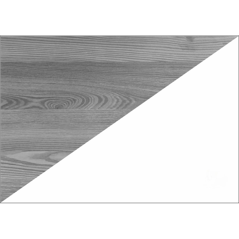 Table repas, Gris / Blanc
