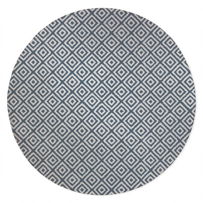 Ikat Grunge Non-Slip Outdoor Rug