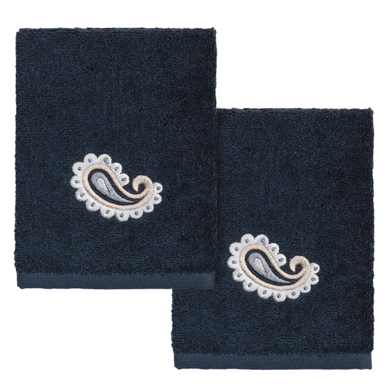  100% Turkish Cotton Washcloth, Navy
