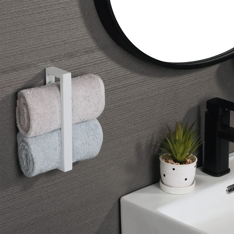Cancio 20cm 1 Wall Mounted Required Towel Bar, White