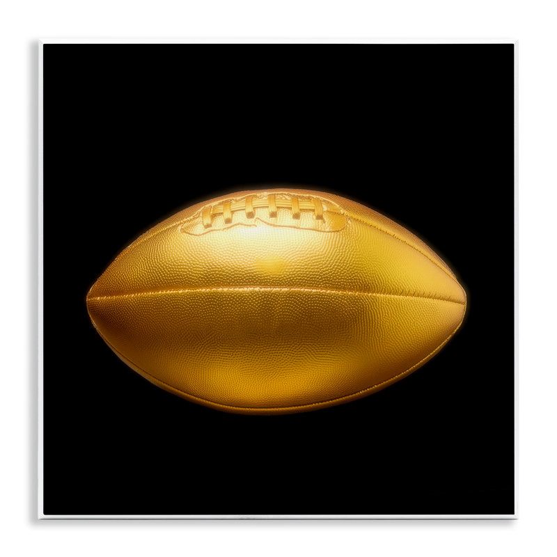 «Gold Designer Football Wall Art» par Graffi *ee Studios