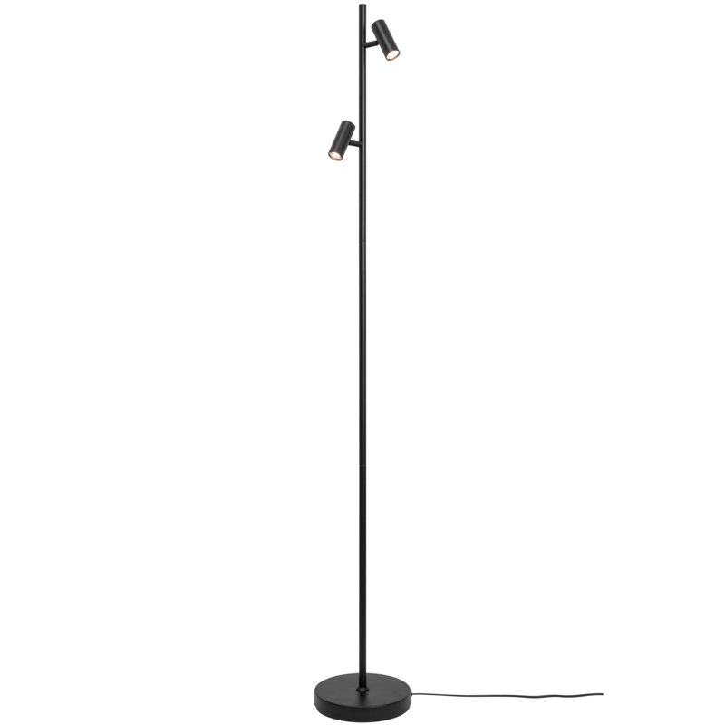 Omari 20.6cm Tree Floor Lamp, Black
