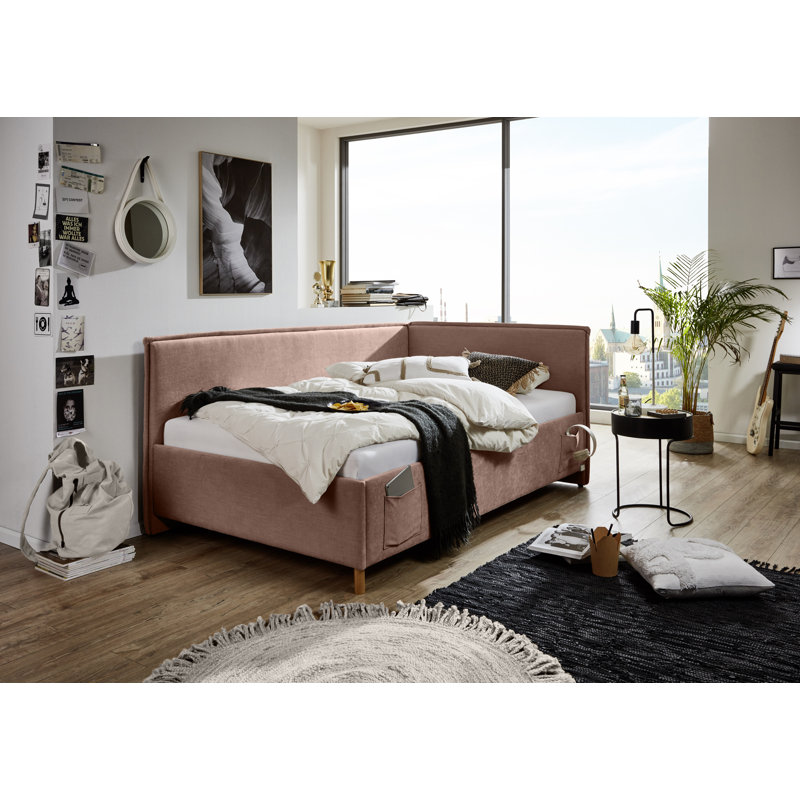 Chickerell Storage Bed, 120 x 200cm, Rose