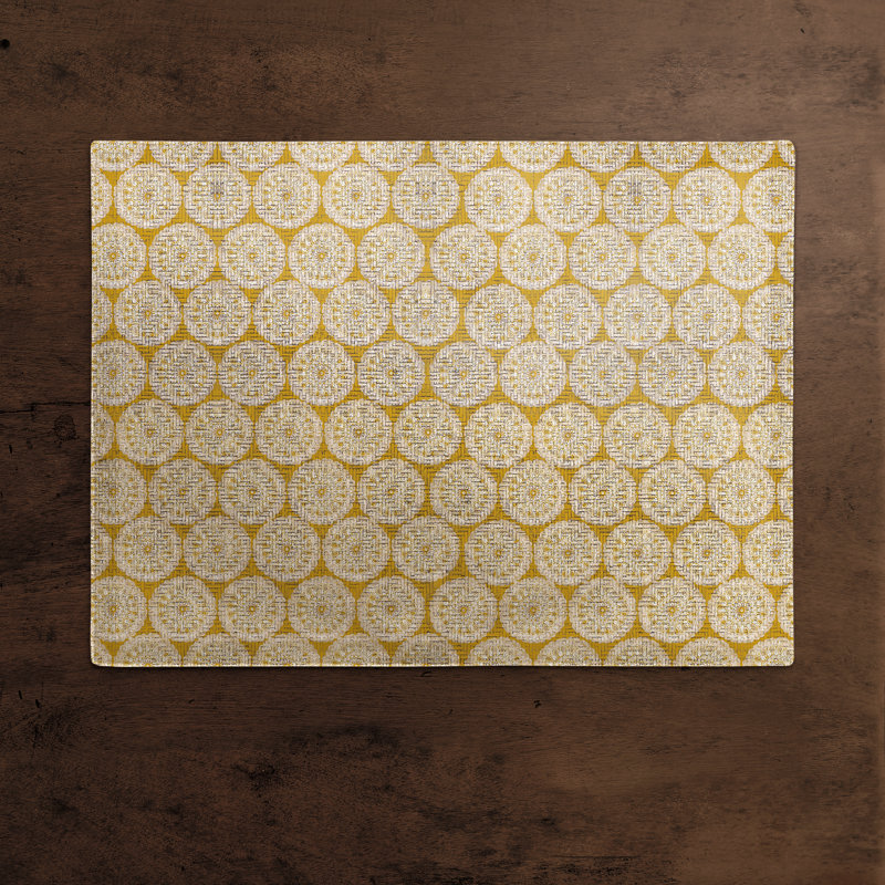 Crowson Polyester Geometric Rectangle Placemat