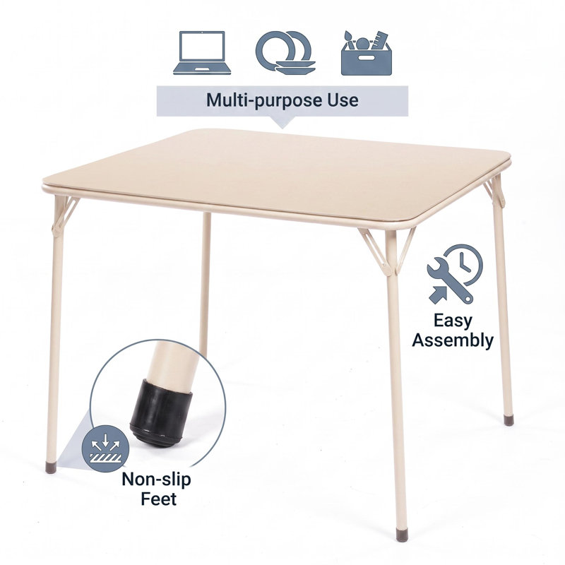 86cm Folding Table, Camel