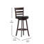 Tabouret de bar pivotant à hauteur échelle de qualité commerciale avec siège rembourré et rembourré-302501649-302501661