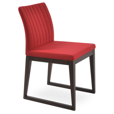 Zeyno Sled Wood Dining Chair