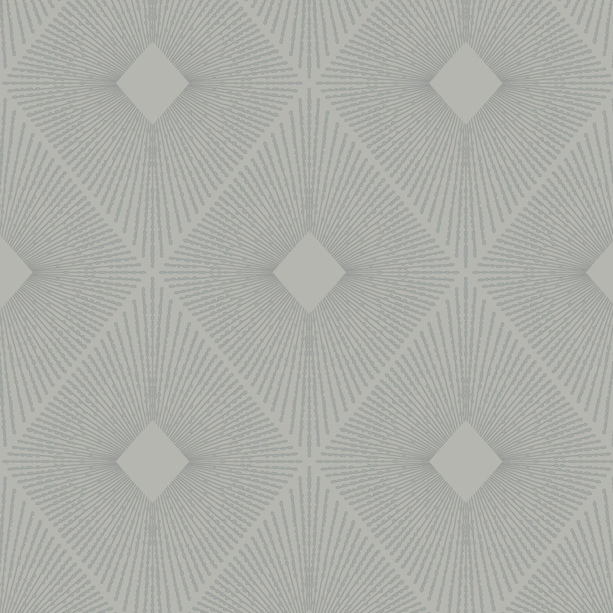 Antonina Vella Modern Metals Modern Geometric Wallpaper, Light Grey/Silver