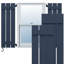 Volets EnduraCore en composite à deux planches espacées de 11 1/4 po x H 30 po, bleu nuit sans étoile (par paire - quincaillerie non incluse)-134575289