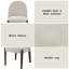 Chaise d'appoint rembourrée (ensemble de 2)-845249410