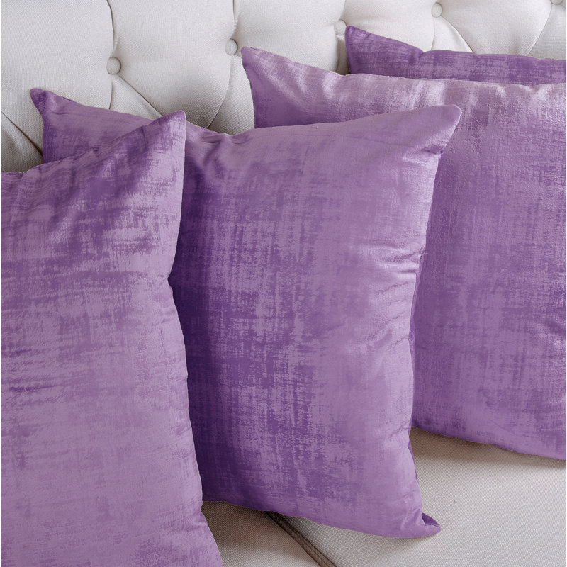 Square Cushion Cover, Chinese Violet