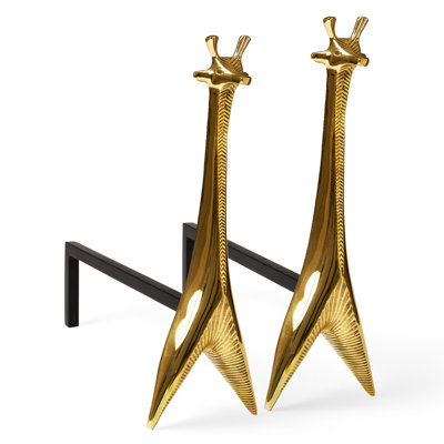 Giraffe Andirons