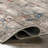 Cleora Vintage Floral SplashGuard Machine Washable Area Rug-1164356984