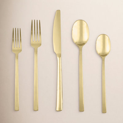Cambridge Beacon Satin 20-Piece Flatware Set, Service for 4