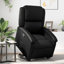 Fauteuil de massage inclinable électrique en similicuir-1715265030