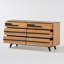 Karstynn Solid Wood 153cm W 6 - Drawer Chest of Drawers