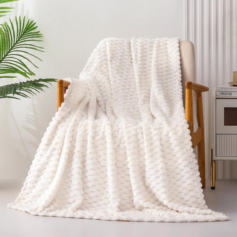 Machine Woven Heated Throw Blanket