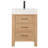 Leon 24'' Single Bathroom Vanity with Engineered Marble Top-736742424-736742425-736742431