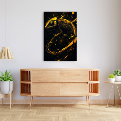 «Golden Cameleon Splatter», art dramatique audacieux