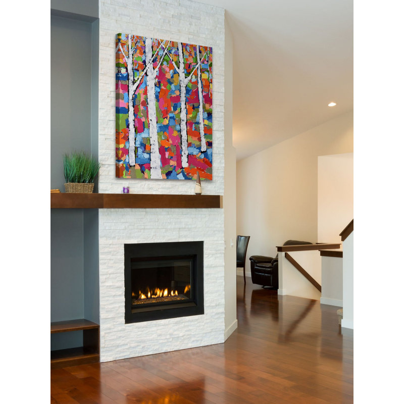 " Colorful Forest " by Michelle Rivera, 18" H x 12" W x 1.5" D