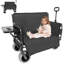 Le chariot pliable 3-en-1 se convertit en un chariot de chariot pliant convertible avec un plateau pliable monté à l'arrière-71689413