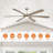 72" 6-Speed Reversible DC Motor Ceiling Fan with Dimmable LED Lights and Remote Control-1958193621