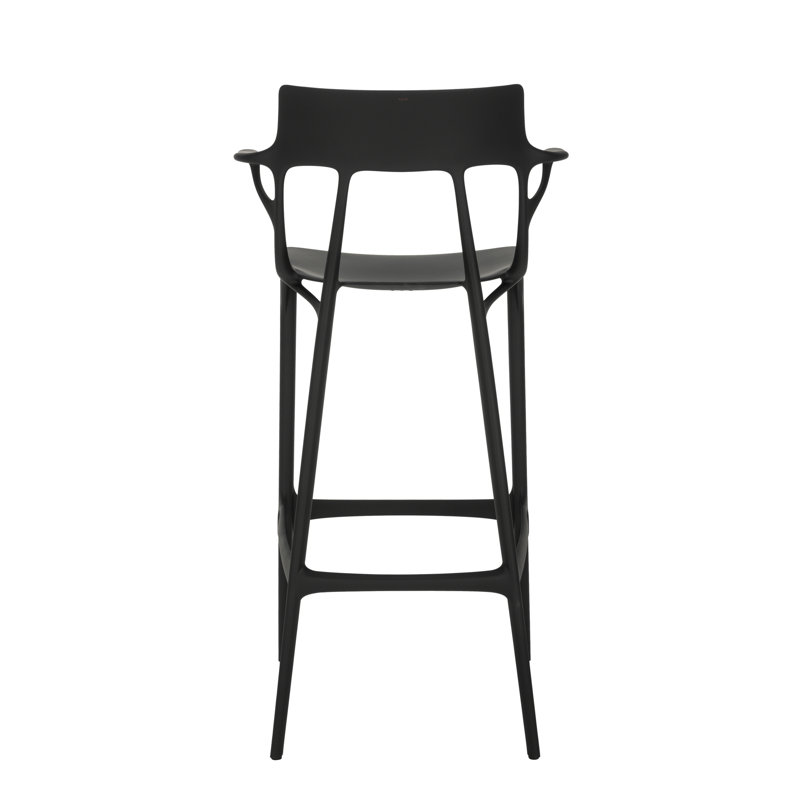 A.I. Outdoor Bar Stool, Black, Bar