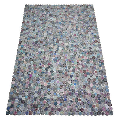 Cherlyn Polka Dots Hand Woven Area Rug